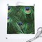 Tale Peacock Tail Feathers Feather Bird Fancy Photographic Abstract Custom Printed Fabric by Spoonflower Various Fabrics by the Yard or Fat Quarter